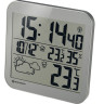 Часы настенные BRESSER MyTime LCD, серебристые 75697